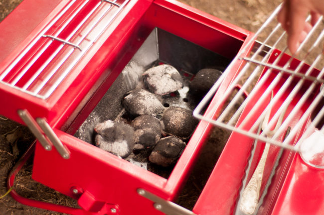 Thanks to the charcoal tray, this bad boy can perfectly cook up everything from steaks to veggies.