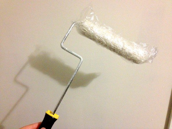 Don't wash your brushes more than you have to -- just cover them with plastic wrap if you're interrupted and finish the job with a still-wet brush later.