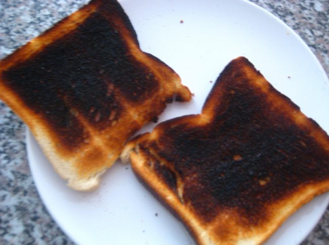 "I stopped seeing a girl because her skin smelled like burnt toast."