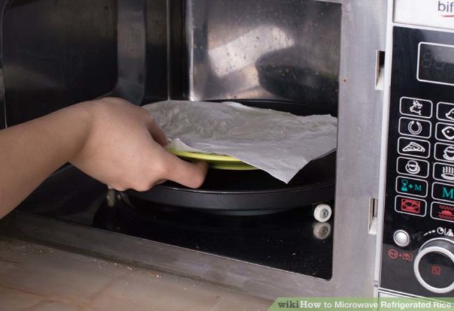 When reheating food, cover with a damp towel to prevent the microwave from drying the leftovers out.