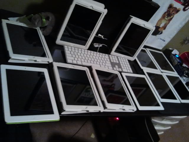 This guy said he wanted an iPad, so he received 11. Except they were all passcode locked.