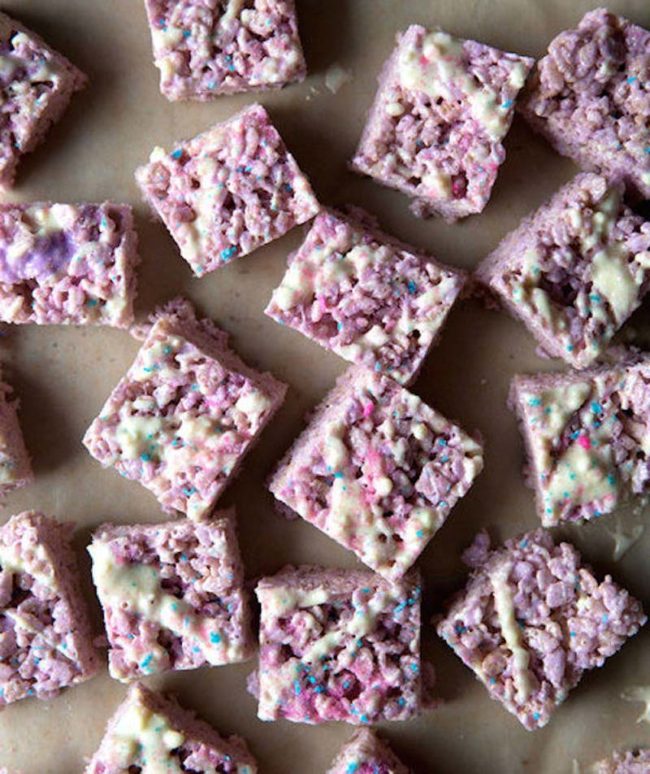 Oh, you said you liked Rice Krispies treats? Here's a brown butter version with lots of candy involved.