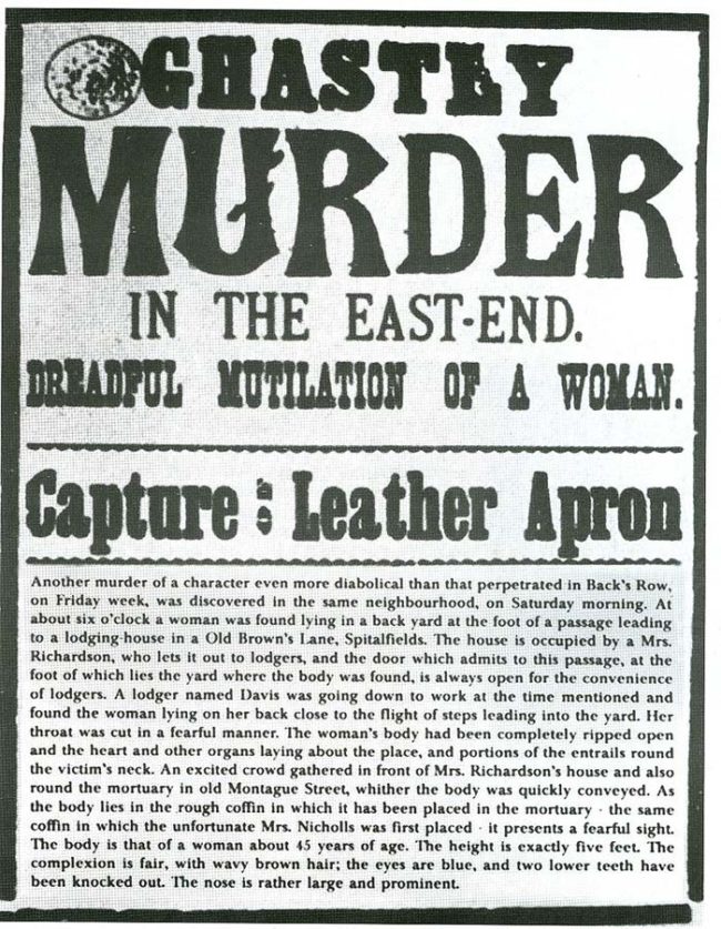 According to historical accounts, police officers in London received several letters from Jack the Ripper that detailed his brutal escapades.