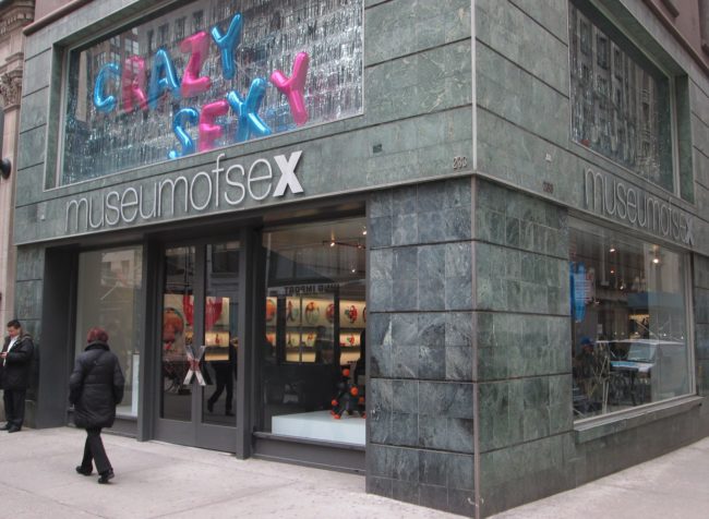 <a href="http://www.museumofsex.com/" target="_blank">Museum of Sex</a> in New York, NY