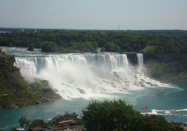 Niagara Falls &mdash; Spilling over into the U.S. and Canada, the immense waterfall is a popular suicide location. Anywhere from 20 to 40 people go over the edge every year.