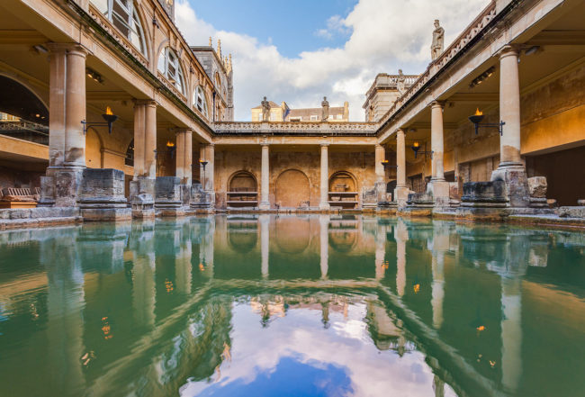 Baby Bones in Roman Baths