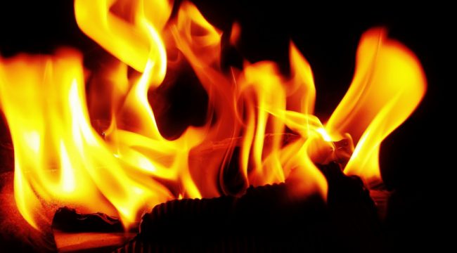 If there is a grease fire on your stove, don't throw water on it! Instead, keep a box of salt nearby to douse the flames.