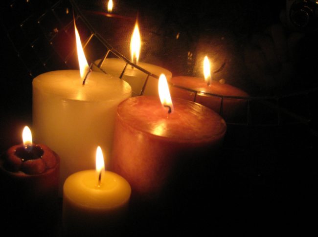 Soaking candles in a salt-water solution for a few hours will help them drip less.