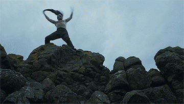 Davos Seaworth may be missing fingertips, but in this gif, he has plenty of arms.