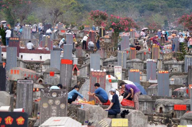 The massive accident marked the traditional memorial day of Qingming, or Tomb-Sweeping Day.