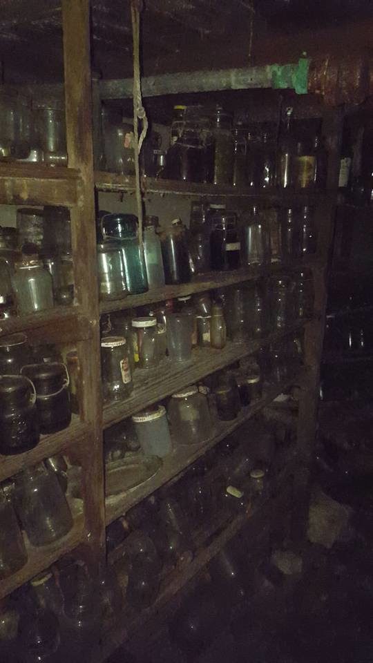 And that surprise came in the form of rows and rows of mason jars.