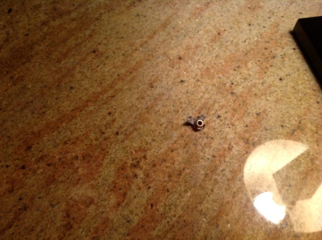 One officer found a bullet next to the Redditor's bed. This unfortunate guest was inches away from injury (or even death).