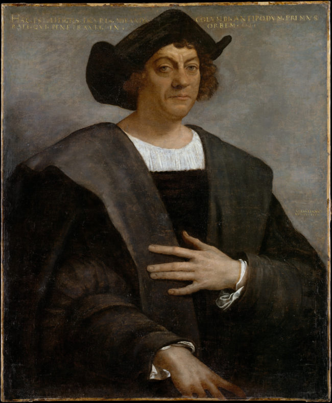Columbus didn't think that the Earth was flat.