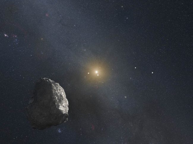 While in orbit, Planet Nine passes through a large disc of asteroids called the Kuiper belt. Whitmire believes that it could send one of those asteroids hurtling toward the Earth.