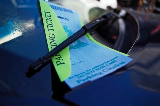 Always check the license plate number on your parking tickets. Sometimes, people take tickets off of their cars and stick them elsewhere.