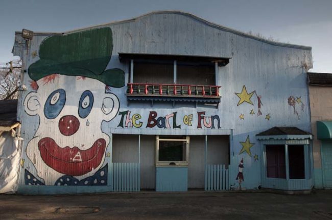 Bushkill Park was known for its selection of antique rides and attractions, like  bumper cars, "The Whip", and "The Haunted Pretzel".