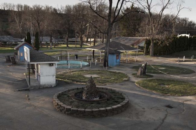 After this particularly destructive storm, the park fell at the hands of a massive flood.