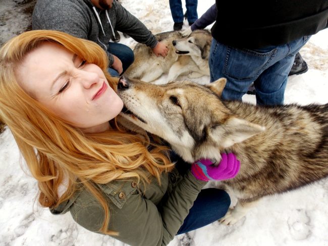 Wolf kisses are the best kisses.