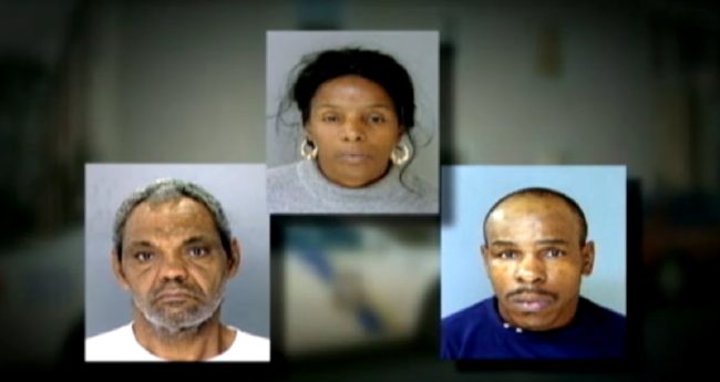 Weston and four others were arrested and charged with kidnapping and theft of government funds -- they were apparently stealing the victims' Social Security benefits. There's evidence that the group committed similar crimes in Texas, Virginia, and Florida, too. Police say Weston stole the identifying papers of <em>at least</em> 50 other people.