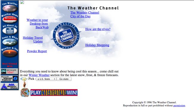 The Weather Channel's page might look better now, but that doesn't change the fact that it steers us wrong regularly.