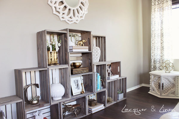 If that layout doesn't strike your fancy, though, you can always opt for <a href="http://www.thegoldensycamore.com/2013/03/guest-post-lacquer-and-linen-wood-crate-bookcase.html?utm_source=feedburner&amp;utm_medium=feed&amp;utm_campaign=Feed:+TheGoldenSycamore+(The+Golden+Sycamore)" target="_blank">this version</a>.