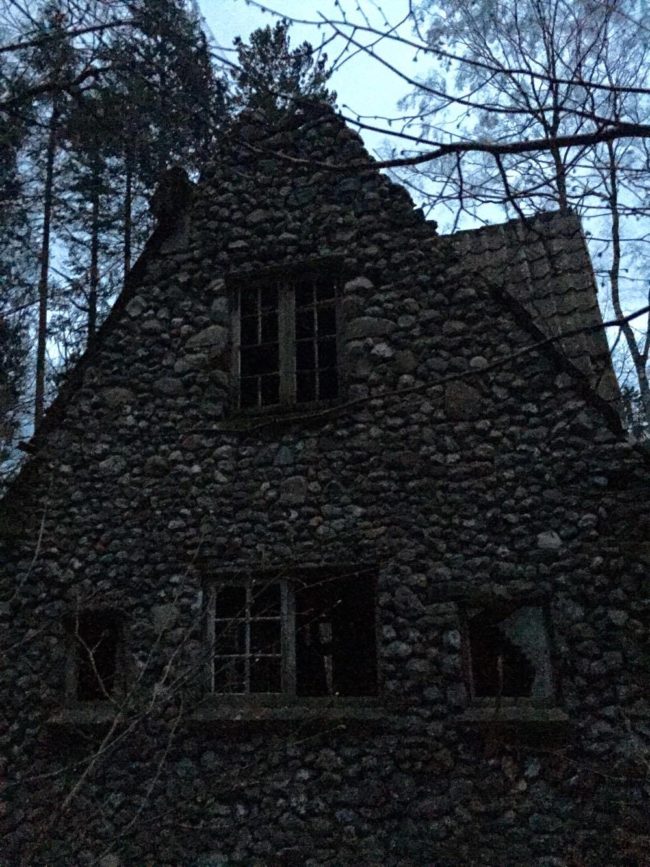 There's a different tale that says locals built the home as a gift to a Nazi commander. He used it as a hunting cottage and often entertained other hunters in the area.