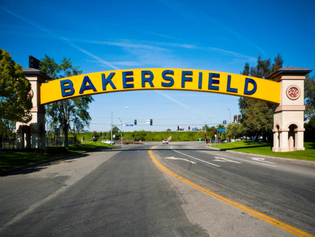 Bakersfield, California, is thought to be one of the most polluted places in the United States. It is surrounded by mountains, and that formation effectively traps and suspends air pollutants over the city.