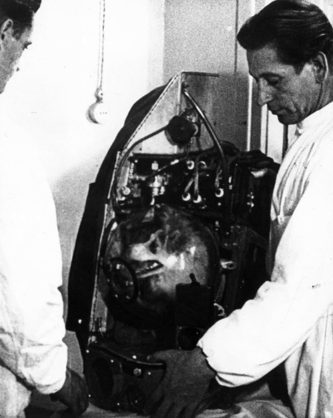 Sputnik 2 consisted of an oxygen generator, a fan, and not much else. She was provided with enough nutrition gel to last a full week.
