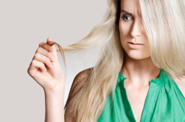 Reduce the look of split ends and do some good for your hair by dabbing your strands in a touch of Vaseline.