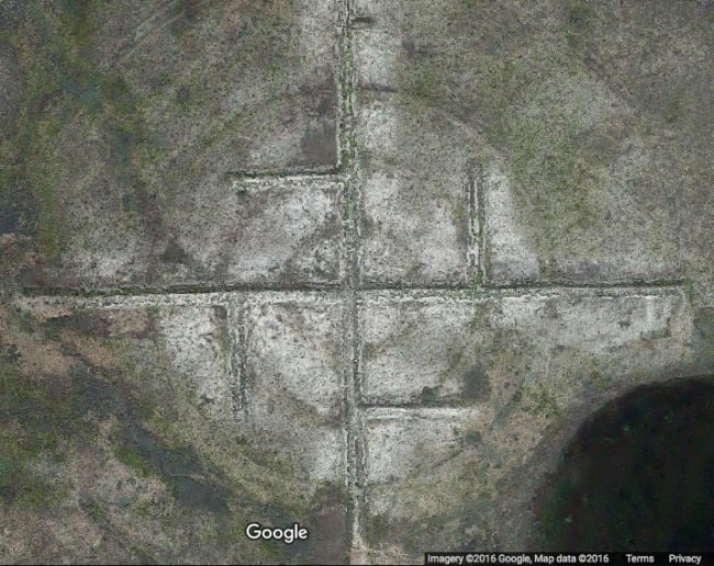 This particular symbol's location has been known for a few years, but it's back in the news again after being picked up by a number of paranormal blogs.