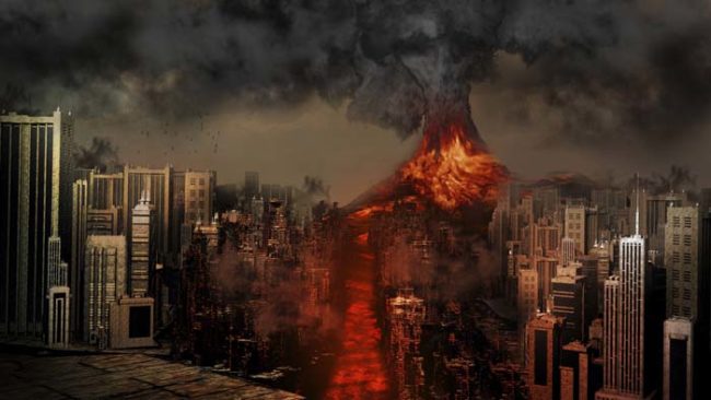 The most likely events to affect the planet in the near future are, surprisingly enough, volcanic eruptions and asteroid impacts. Next on the list are climate-related disasters and nuclear war, followed by man-made virus pandemics, geoengineering disasters, and artificial intelligence.