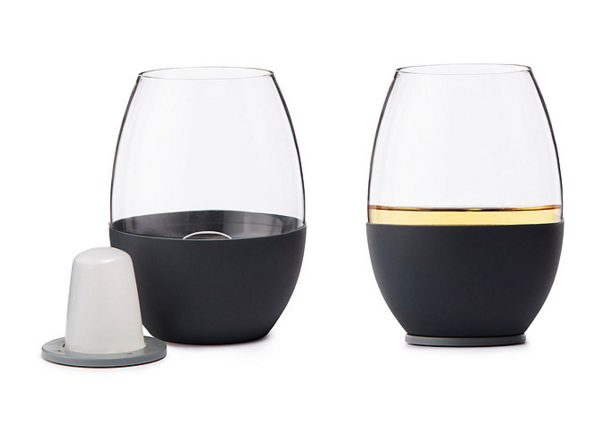 Self-chilling wine glasses are where it's at. After all, plenty of people who have to deal with children love wine.