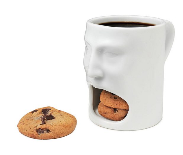 This mug doubles as a cookie holder. Enough said.