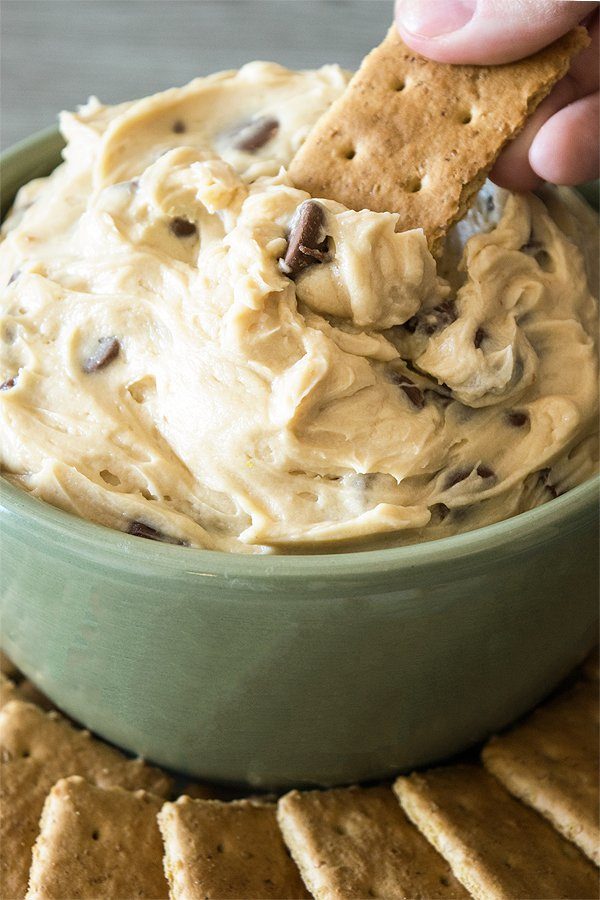 But if you're more into the old-fashioned way of eating it, just make <a href="http://homemadehooplah.com/recipes/cookie-dough-dip/" target="_blank">this dip</a>!