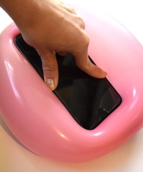 No phone case? No problem. If your newest iPhone keeps slipping out of your hands, this <a href="https://www.youtube.com/watch?v=3IB7wTKvGmw" target="_blank">DIY balloon case</a> should do the trick until you pick up a new Otterbox.