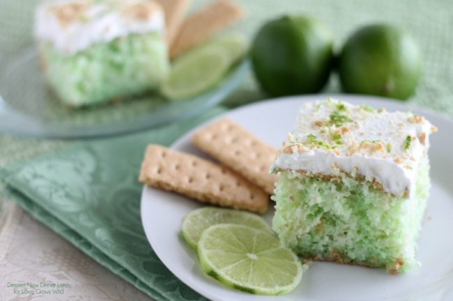 I love key lime pie...but I might love this <a href="http://lovegrowswild.com/2014/02/key-lime-poke-cake/" target="_blank">key lime poke cake</a> more. 