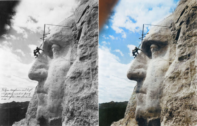 Unlike most projects of this nature, "The Paper Time Machine" goes into great detail about the significance of each image and the colorization process.