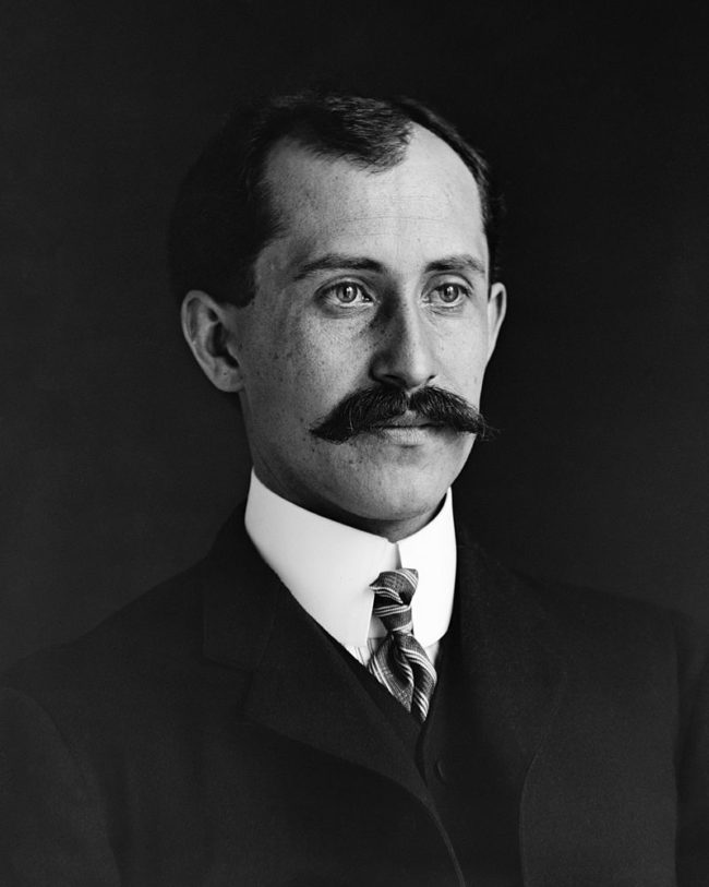 1911: Orville Wright makes his famous nine-minute flight in North Carolina.