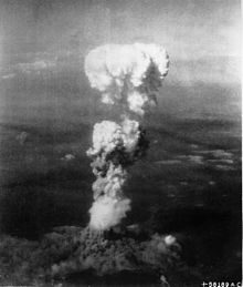 1945: An atomic bomb is dropped on Hiroshima.