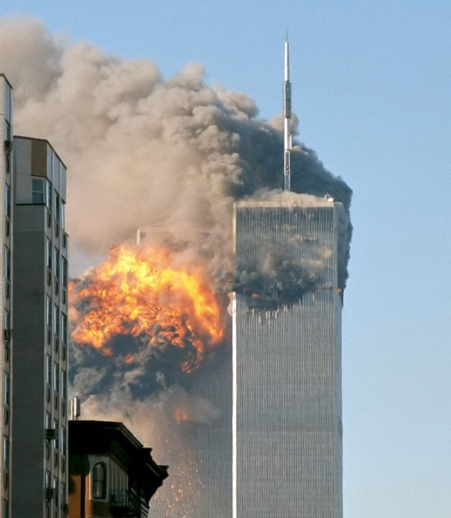 2001: America is devastated by terrorist attacks.