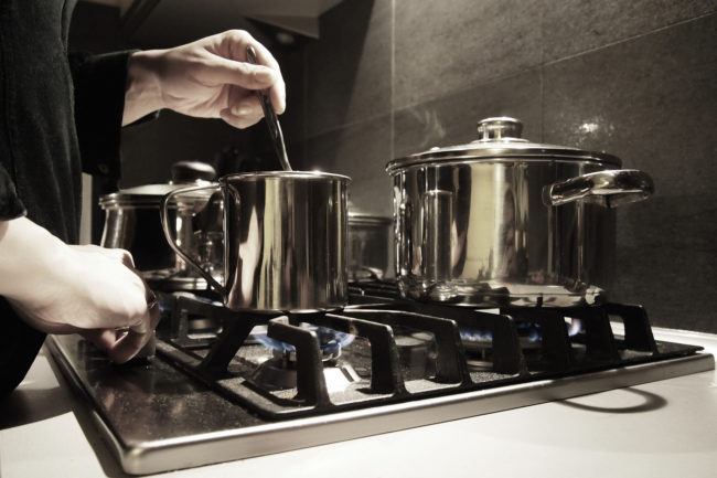 It sounds like the worst thing in the world but cleaning while you cook will save you time and annoyance in the long run.