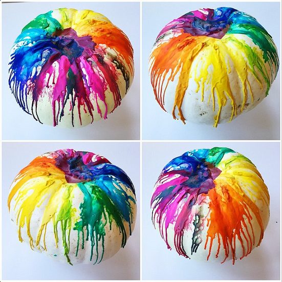When Halloween rolls around, <a href="http://www.craftymorning.com/melted-crayon-pumpkin-decorating-idea/" target="_blank">here's what to do</a> to your pumpkins!