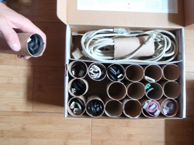 Toilet Roll Cord Organizers