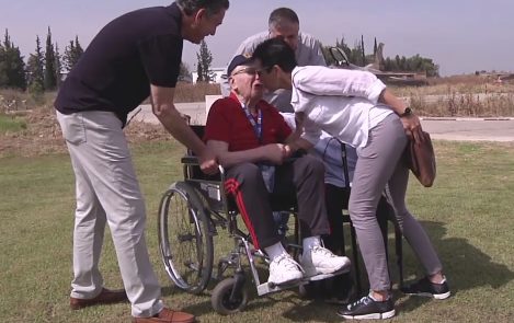 The survivor was finally able to introduce Shafner to his children, grandchildren, and great grandchildren -- the family that never would've been if the American soldier and his fellow officers hadn't liberated everyone in Dachau.