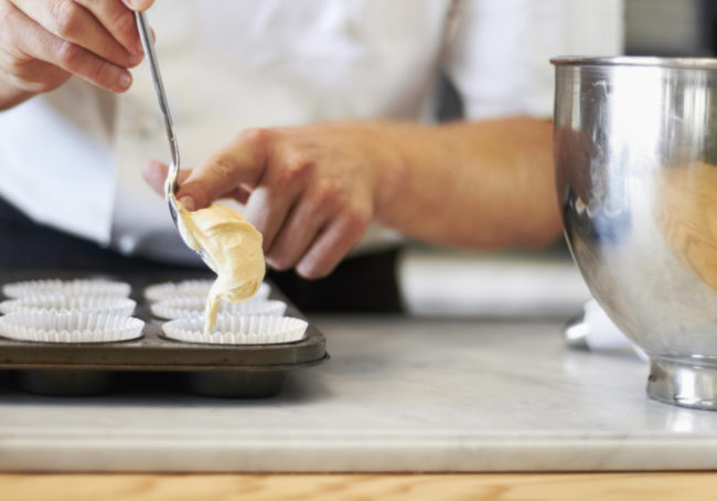 Dip your frosting spatula in hot water as you go to keep your icing game on point.