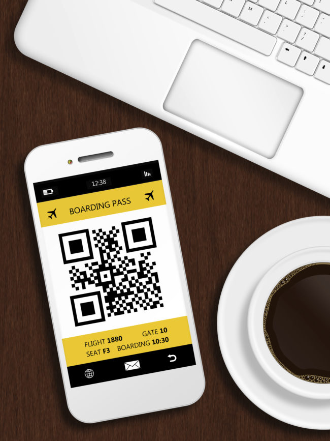 Download digital boarding passes ahead of time.