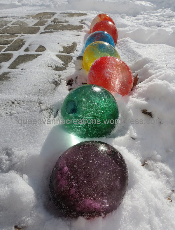 Forget Christmas lights. Glittery snow orbs are way cooler.