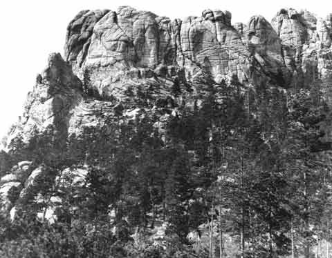 Mount Rushmore -- Before: