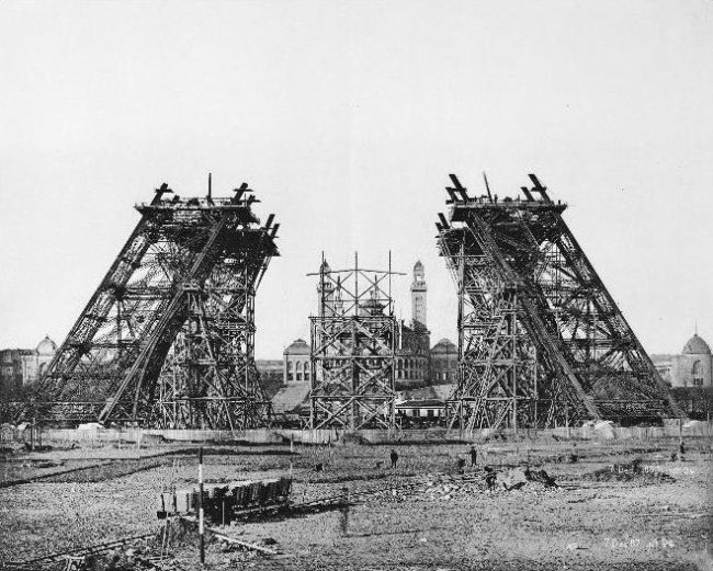 The Eiffel Tower -- Before: