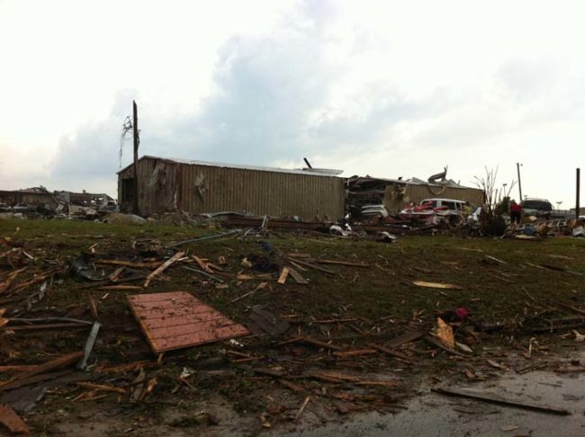 Those who saw the tornado and lived recalled it as "a giant black wall of destruction."